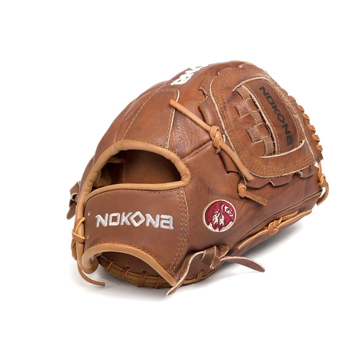 leather softball glove
