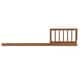 preview thumbnail 4 of 4, Suite Bebe Pixie Toddler Guard Rail Walnut