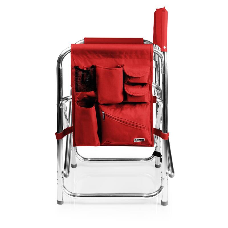 Picnic Time Portable Red Sports Chair