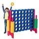 preview thumbnail 13 of 21, Costway Jumbo 4-to-Score 4 in A Row Giant Game Set for Family - See Description Red