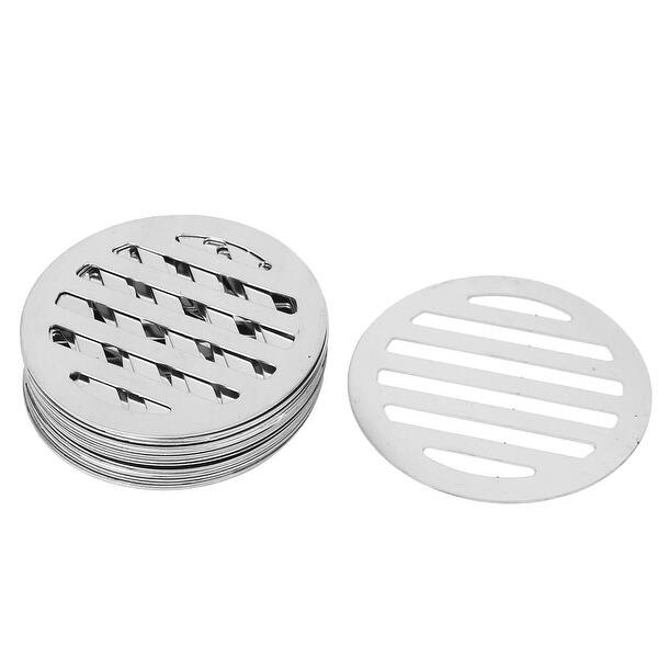 Unique Bargains Stainless Steel Round Sink Floor Drain Strainer Cover 3