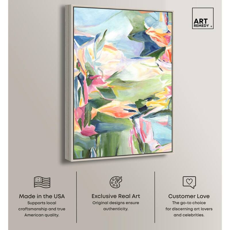 Sunkissed Garden Canvas by Art Remedy
