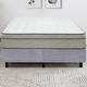 preview thumbnail 2 of 4, Onetan Mattress and Platfrom Bed Set, 13-Inch Ultra Plush Euro Top Hybrid Mattress and 13" Wood Premium Platform Bed