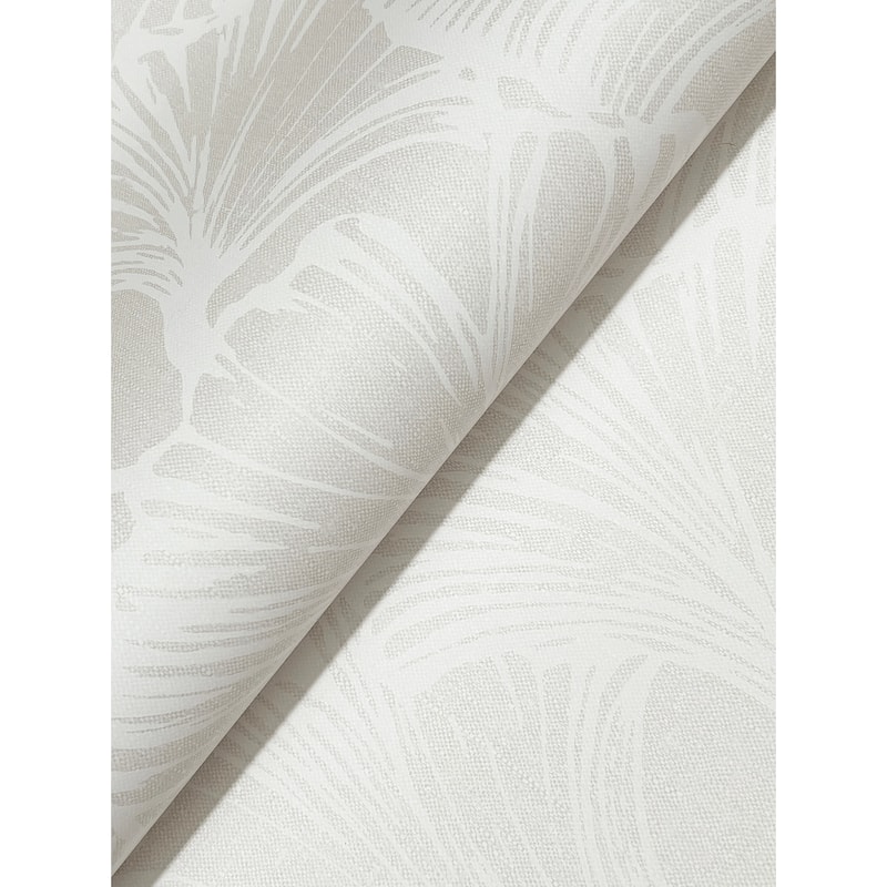 A-Street Prints Kyoto Dove Ginkgo Leaf Wallpaper