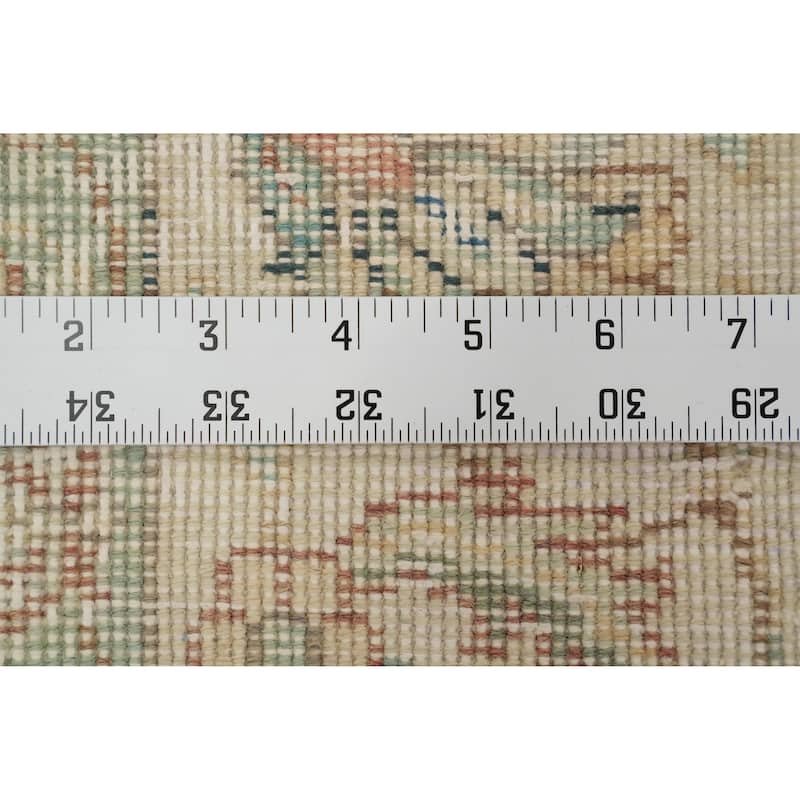 Hand Knotted Oriental 100% Wool Carpet Traditional Floral Greys & Charcoal Tabriz Area Rug - 6' 3'' X 4' 7''
