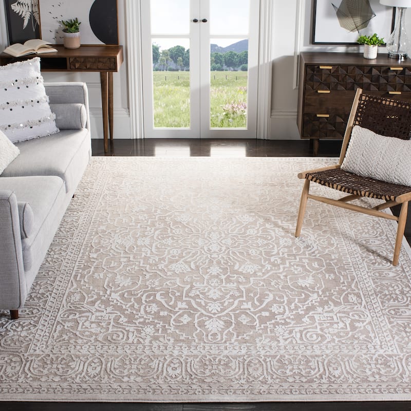 SAFAVIEH Reflection Suhad Oriental Rug - 9' x 12' - Beige/Cream - Rectangle