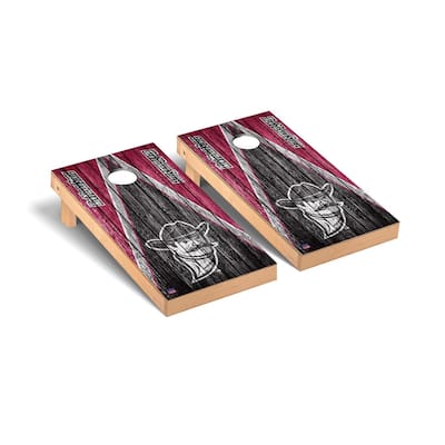 New Mexico State Aggies Triangle Cornhole Board Set