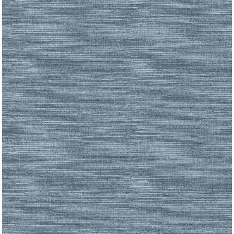 A-Street Prints Sheehan Denim Faux Grasscloth Wallpaper