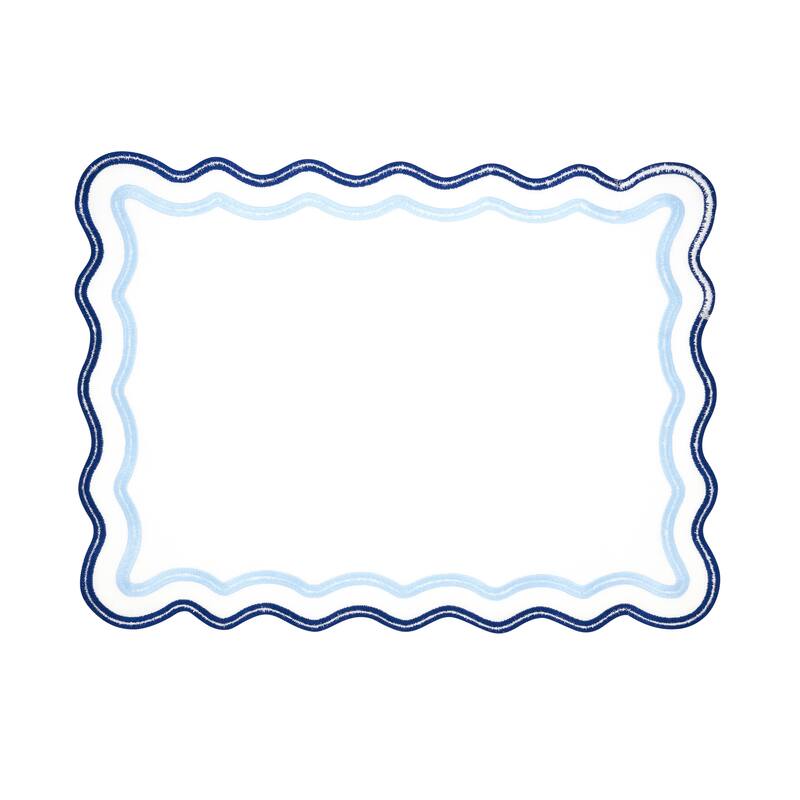 Eco Scallop Border Placemat (Set of 4)