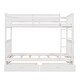 preview thumbnail 46 of 68, American Classic Traditional Style Twin-Over-Twin Bunk Bed with Ladders and Two Storage Drawers