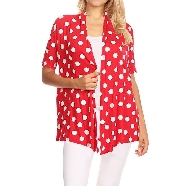 cardigan polka dot