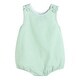preview thumbnail 1 of 2, Classic Green Seersucker Bubble Romper
