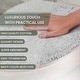preview thumbnail 169 of 189, Home Weavers Waterford Collection Cotton Toilet Lid Rug | Elastic Fit | Fit Most Standard Toilet Lid | 18"x18"