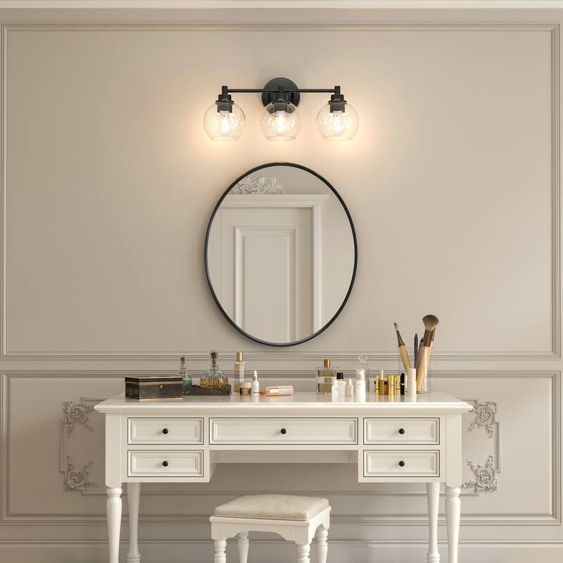 Dimmable Bathroom Vanity Light Globe Glass Shades