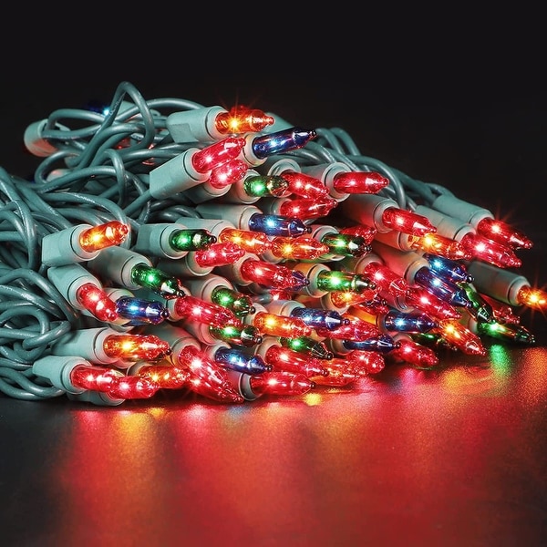 2 Pack Incandescent Christmas Lights Total 69.6ft 300 Count Mini Xmas Tree Lights 2PCS On Sale Bed Bath Beyond 37459905