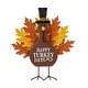preview thumbnail 48 of 53, Glitzhome Thanksgiving Wooden Turkey Table Decor Wall Hanging Signs
