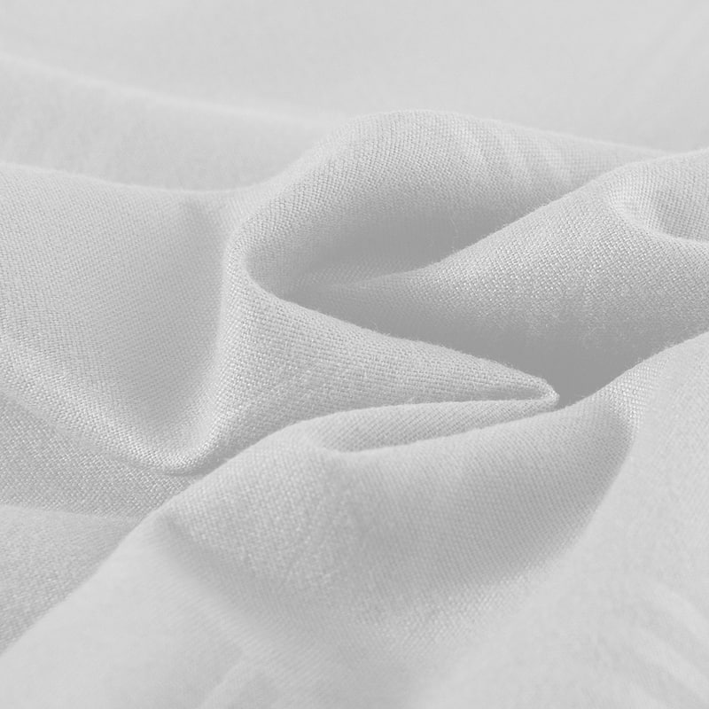 White Plaid Comforter Set