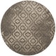 preview thumbnail 74 of 73, SAFAVIEH Porcello Sanije Geometric Trellis Area Rug 6'7" Round - Grey/Dark Grey - Round