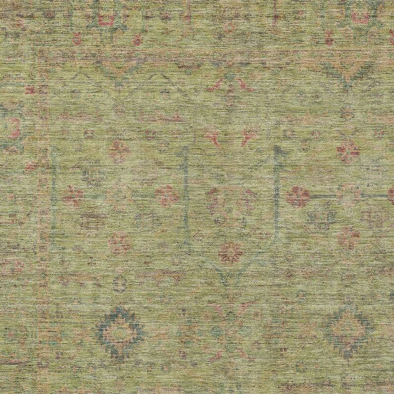 HomeRoots Floral Traditional Rectangle Outdoor Rug