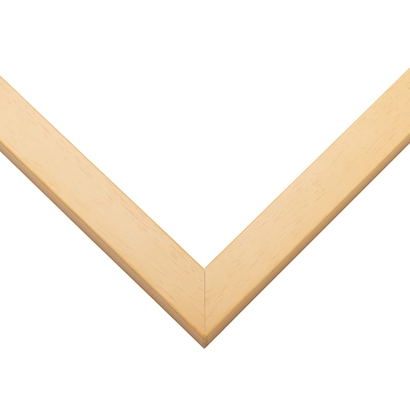 11x17 Natural Wood Picture Frame - UV Acrylic, Foam Board Backing, Hanging Hardware