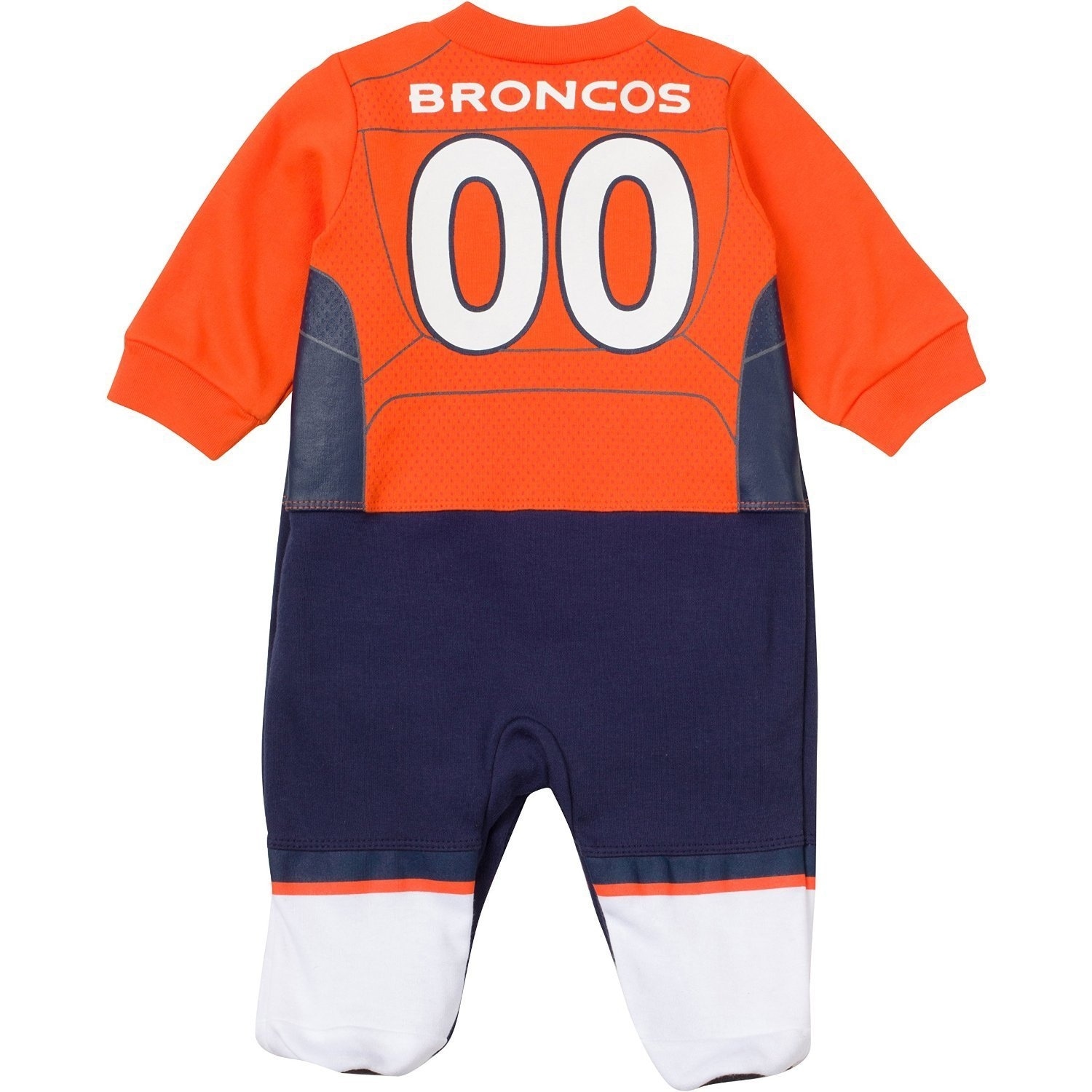 Denver Broncos Baby Footie Bodysuit 