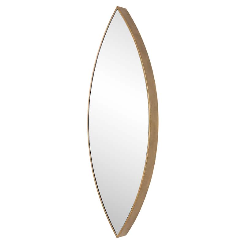 Ellipse Wall Mirror - 40" - Antique Gold