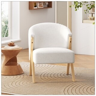 Solid Wood Frame Accent Chair - Bed Bath & Beyond - 43653541