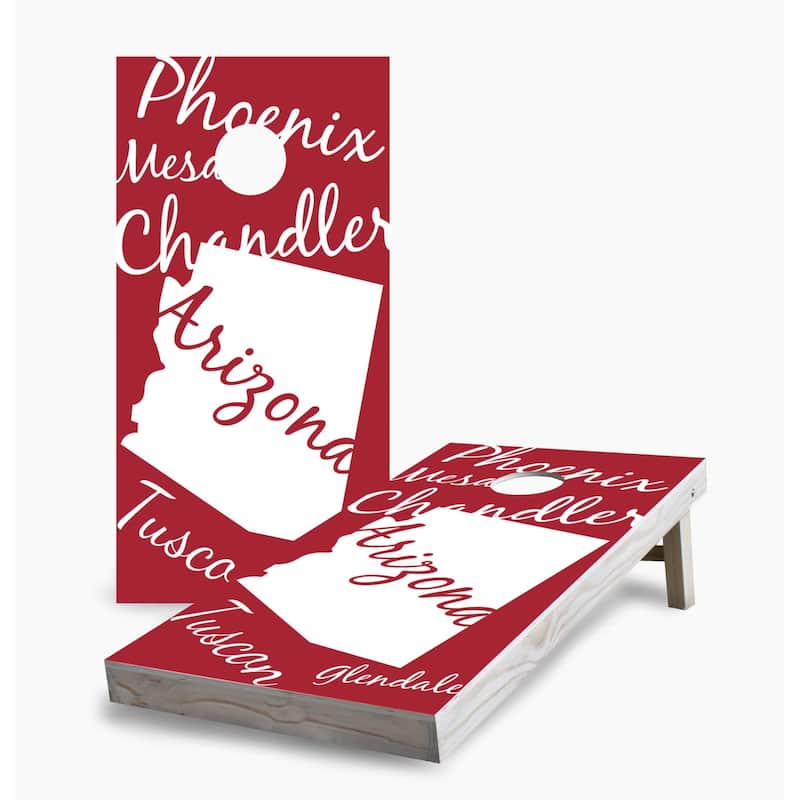 Arizona State Pride Cornhole Boards