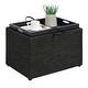 preview thumbnail 22 of 41, Porch & Den Claiborne Storage Ottoman with Reversible Tray
