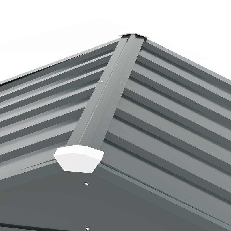 Premium Compact Metal Garden Shed, Waterproof, Secure Lock, Easy Assembly