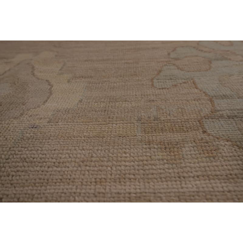 Oushak Oriental Area Rug Turkish Hand-Knotted Wool Carpet - 9'0" x 11'8"