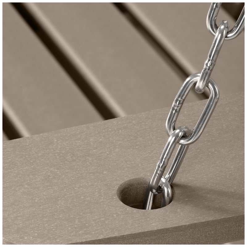 Hanniford Poly Adirondack 50 Inch Porch Swing