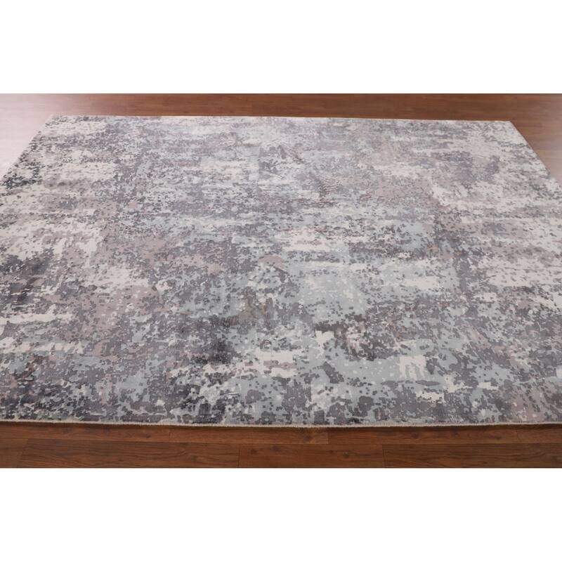 Abstract / Modern Area Rug Handmade Wool Carpet - 5'11"x 8'11"