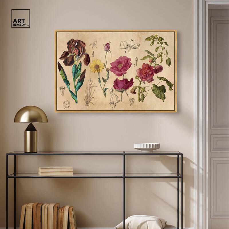 Blossoming Florals Canvas by Art Remedy