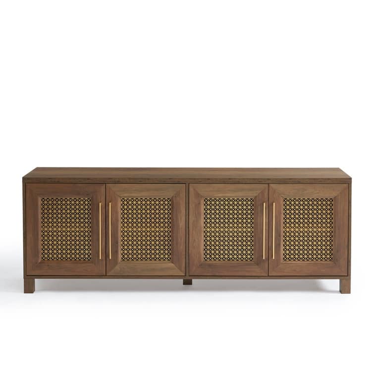 69.5'' Wood TV Stand Media Console Entertainment Center