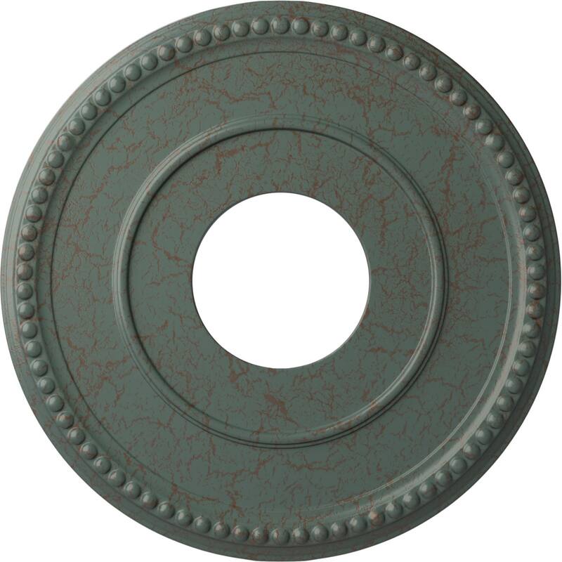 12 1/2"OD x 3 7/8"ID x 3/4"P Bradford Ceiling Medallion