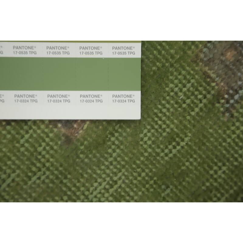 Hand Knotted Oriental 100% Wool Carpet Traditional Floral Green Tabriz Area Rug - 9' 1'' X 6' 8''
