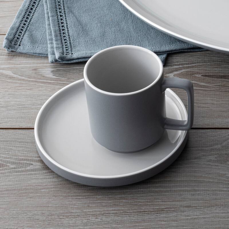 Noritake ColorTrio 4-Piece Stax Place Setting, Service for 1