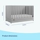 preview thumbnail 25 of 37, Graco Theo 3-in-1 Convertible Crib with Drawer