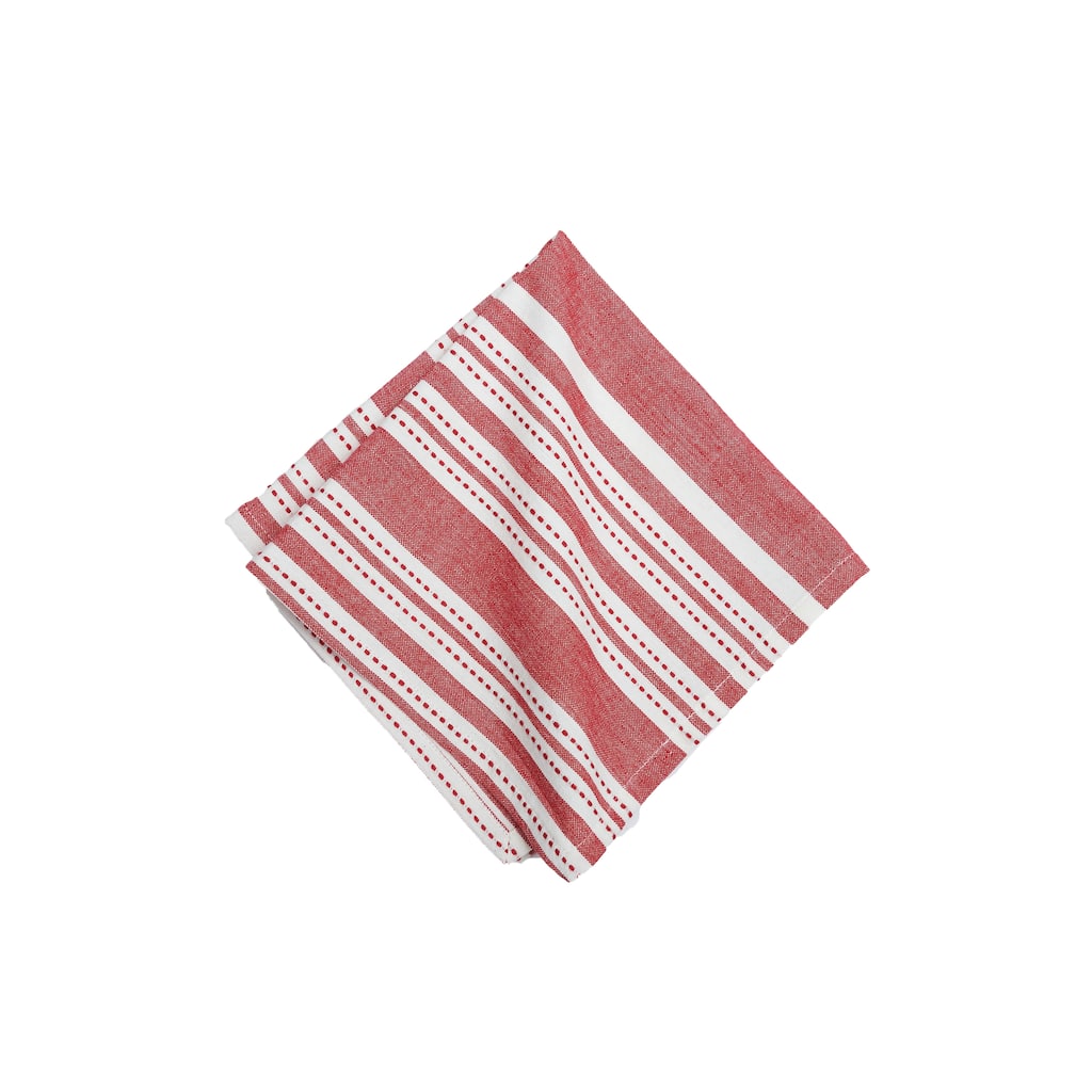 Warner Scarlet Woven Reversible Napkin Set of 6 - Set of 6