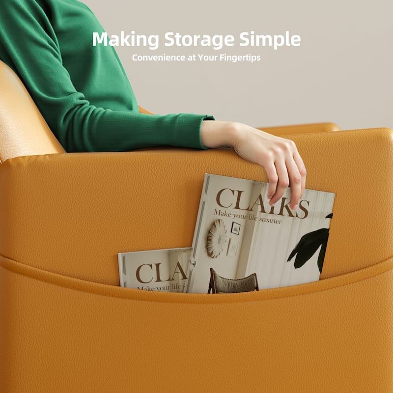 Brown Leather Power Lift Recliner Chair for Adults with Footrest