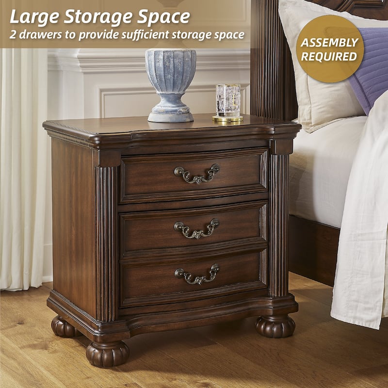 Signature Design by Ashley Lavinton Brown Nightstand - Brown - 2-drawer