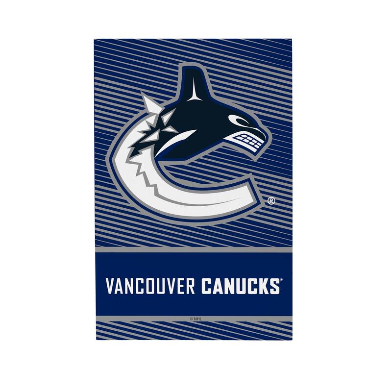 Vancouver Canucks Wooden Tabletop Mantel Shelf Sign