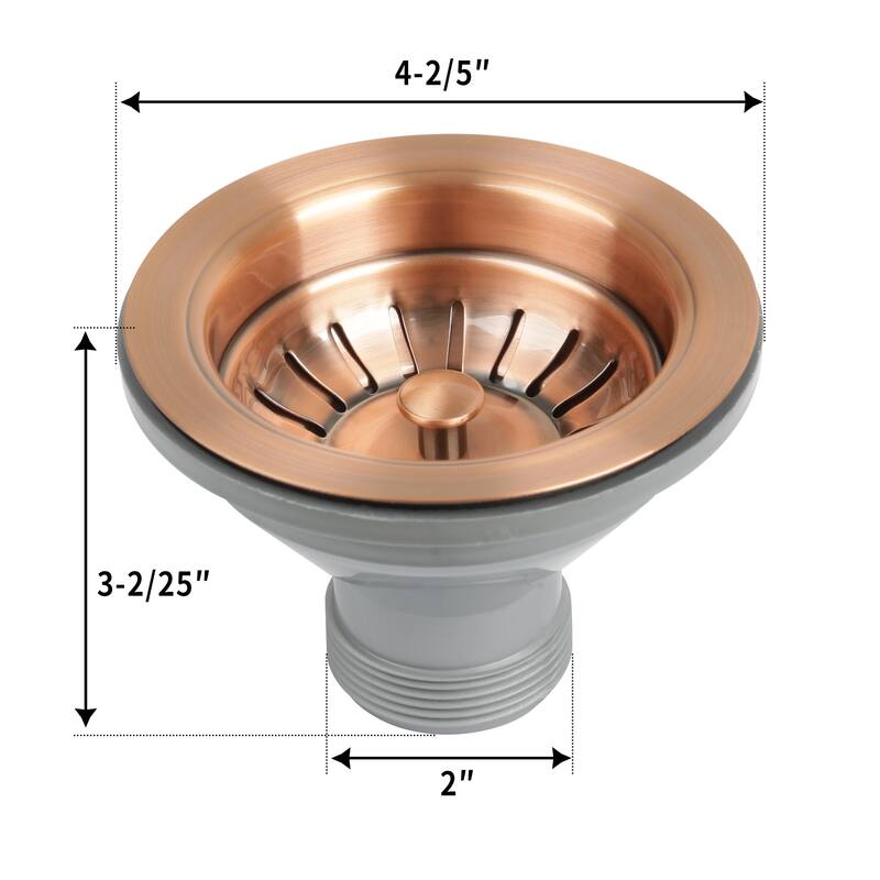 Kitchen Sink Stopper Strainer Drain(1.5" connector)