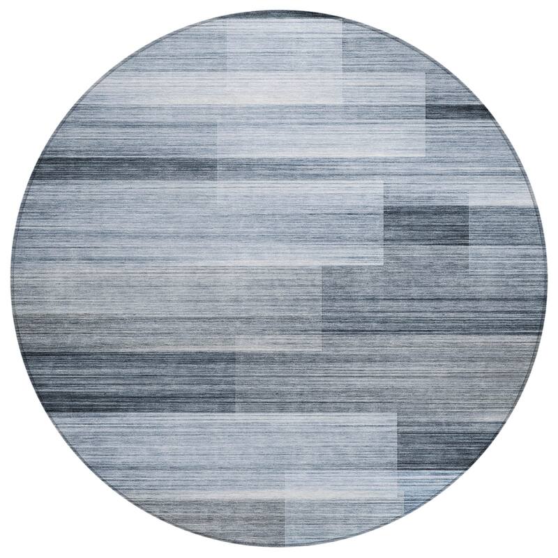 HomeRoots Striped Transitional Rectangle Outdoor Rug