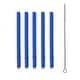 preview thumbnail 1 of 4, Large Silicone Baby Straws Blue