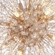 preview thumbnail 37 of 89, 8/9/16-Light Modern Glam Linear Sputnik Globe Pendant Island Light Firework Starburst Crystal Chandelier with Crystal Beads