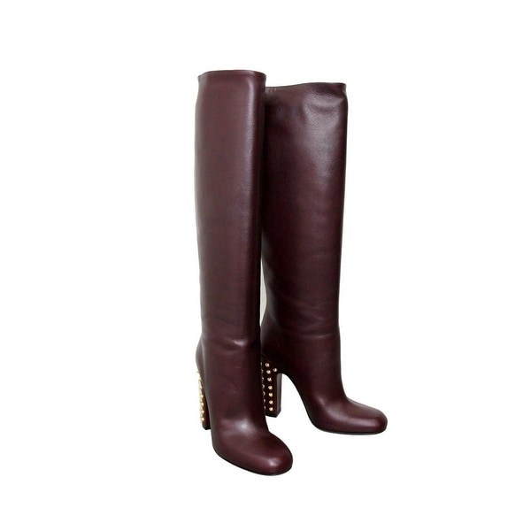 Gucci Women's Leather Knee High Studded 