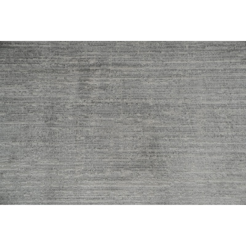 Machine Made Oriental Polyester Carpet Modern Contemporary Greys & Charcoal Modern Area Rug - 7' 5'' X 5' 2''