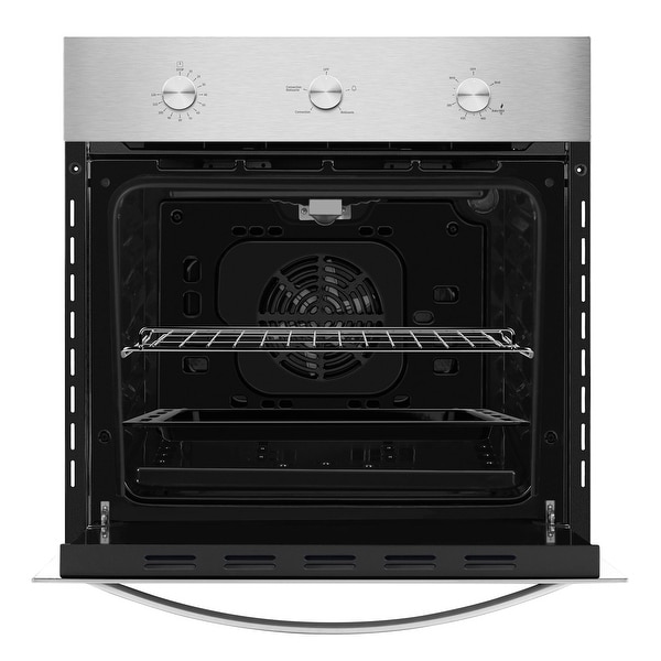 24 gas wall deals oven stainless steel